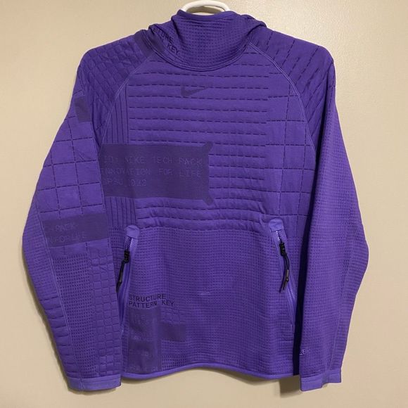 Nike Other - Nike Sportswear Therma-FIT ADV Tech Pack Pullover Dark Iris Sweatshirt Men’s M